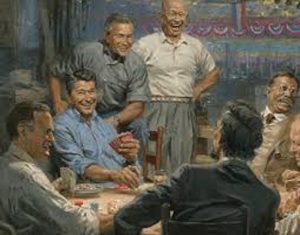 Presidential Poker Game Invite for Players By Alex Gary