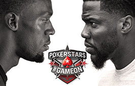 Kevin Hart Takes on Usain Bolt in #GameOn Challenge, Refereed by Daniel Negreanu