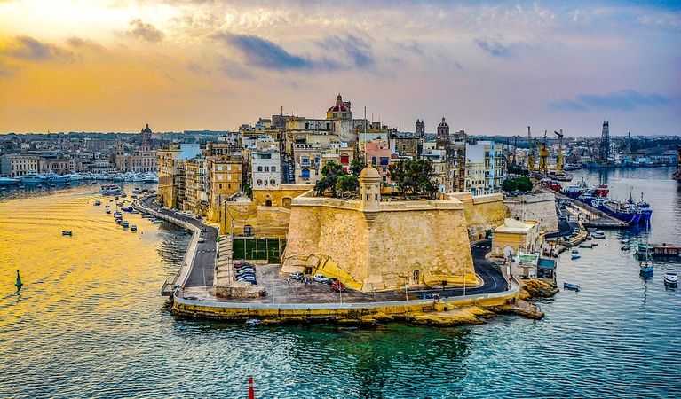 A port in Malta