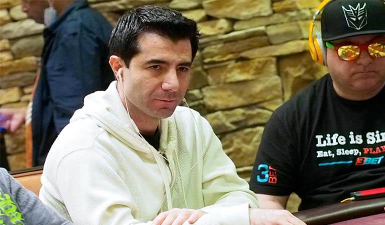 Ekut Yilmaz at a WPT event.