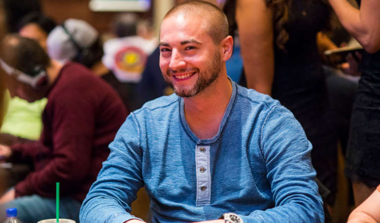 Chance Kornmuth at a poker tournament.