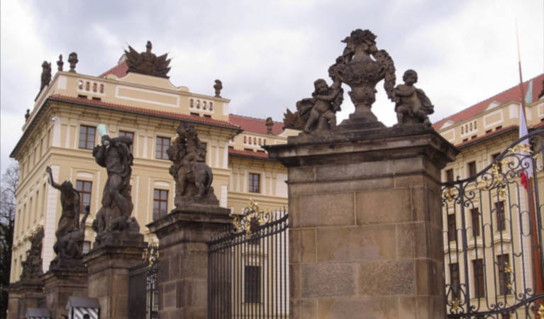 Czech Republic, Prague and governmental buildings.