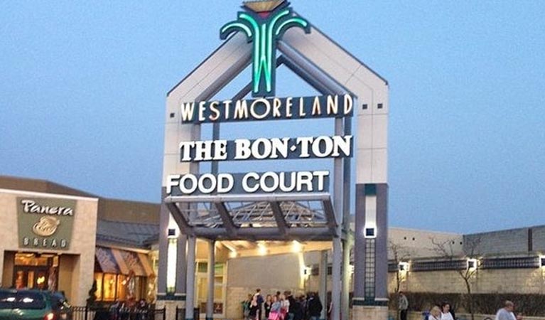 Westmoreland Bon Ton Food Court before closure