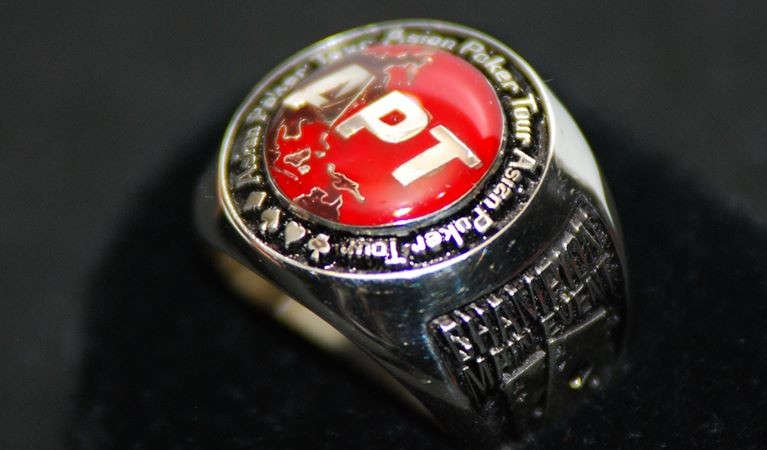 Asian poker Tour's official ring.