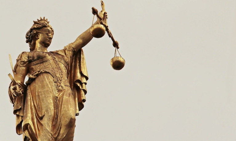 lady justice holding her scales