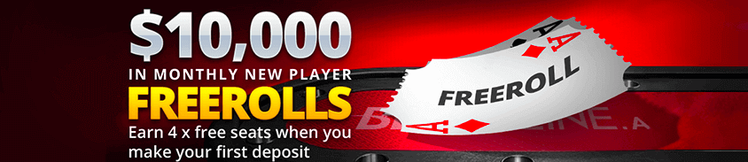 10000 in monthly new player freerolls