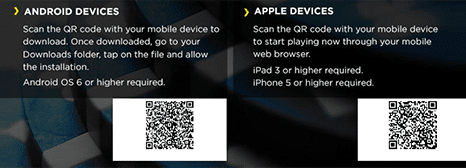 qr code for android and apple devices