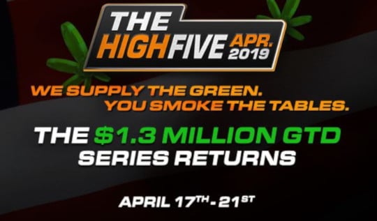 the high five poker event 1.3 million gtd series