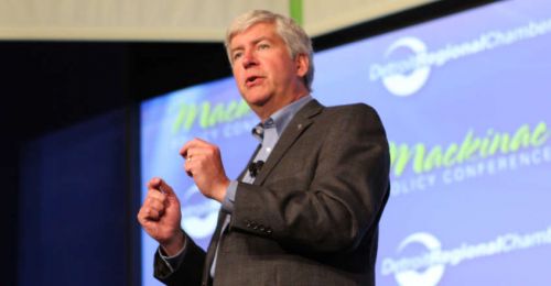 Michigan's now former Gov. Rick Snyder. The man who shut down H 4926 .
