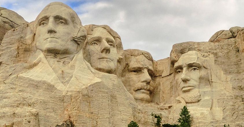 Mount Rushmore National Memorial in South Dakota