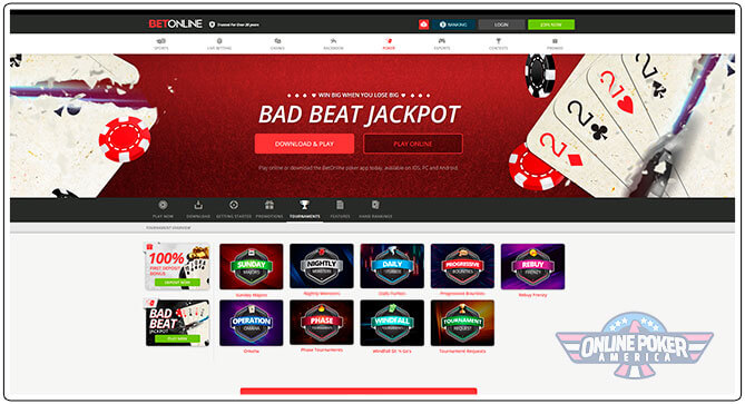 Image of BetOnline Poker Tournaments