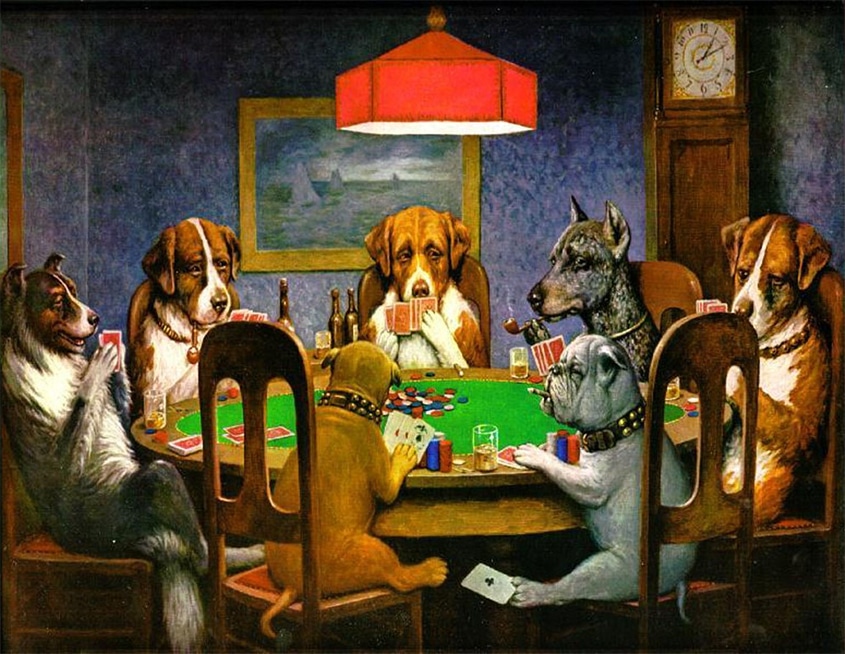 A Poker Home Game.