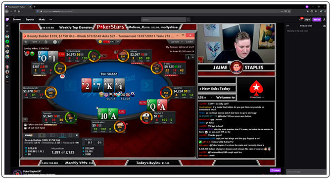 Image of PokerStaples Live Stream