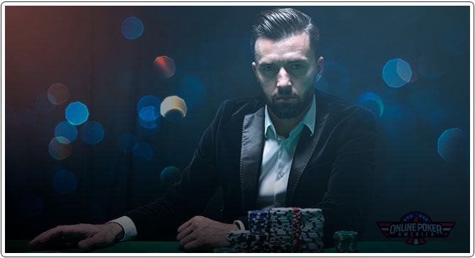 Man with Poker Face